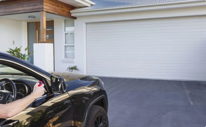 Customer Remote Opening Dominator Garage Door